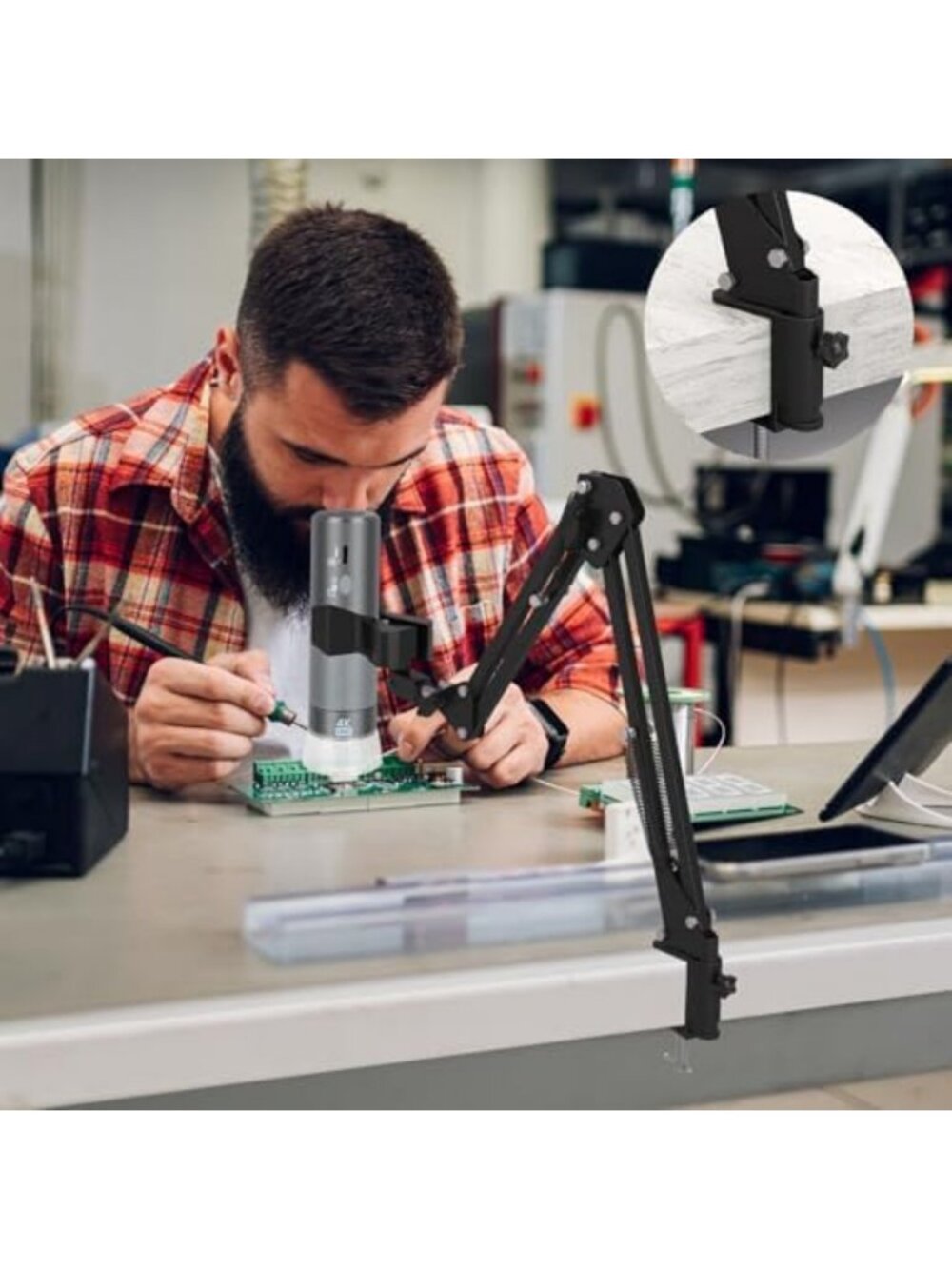 4K WiFi Digital Microscope for iPhone & Android - USB Compatible - Picture 7 of 7